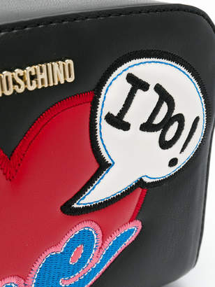 Love Moschino heart embellished shoulder bag