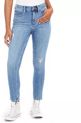 Calvin Klein Jeans High-Rise Tummy-Control Skinny Jeans - ShopStyle
