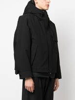 Thumbnail for your product : Solid Homme Layered Hooded Jacket
