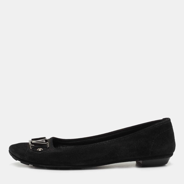 Louis Vuitton, Shoes, Louis Vuitton Capucine Ballerina Leather Flats Size  38