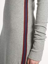 Thumbnail for your product : Albus Lumen - Porto Cotton Blend Ribbed Jersey Maxi Dress - Womens - Grey