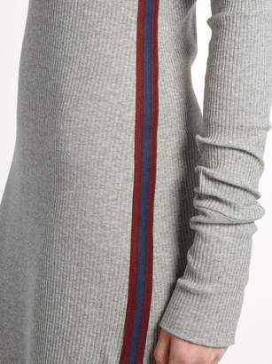Albus Lumen - Porto Cotton Blend Ribbed Jersey Maxi Dress - Womens - Grey