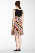 Thumbnail for your product : Love Moschino Peace Love Silk Layer Dress