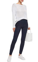 Thumbnail for your product : J Brand Brushed-leather Skinny Pants