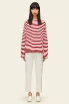 Thumbnail for your product : Mansur Gavriel Chunky Cotton Stripe Boatneck