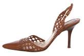 Thumbnail for your product : Michael Kors Woven Leather Pumps