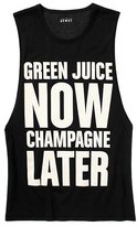 Thumbnail for your product : Juicy Couture Green Juice Now, Champagne Later Tank