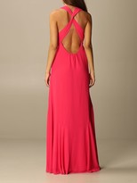 Thumbnail for your product : Pinko Massimo Long Sleeveless Dress With Brooch