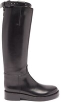 Thumbnail for your product : Ann Demeulemeester Leather Riding Knee Boots - Black
