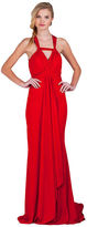 Thumbnail for your product : Badgley Mischka Runway Jersey Twist Thru Evening Gown