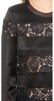 Thumbnail for your product : Rebecca Taylor Silk & Lace Top