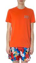 Thumbnail for your product : Ami Alexandre Mattiussi Salut Ca Va Orange Cotton T-shirt