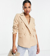 Thumbnail for your product : Parisian double breasted blazer in camel