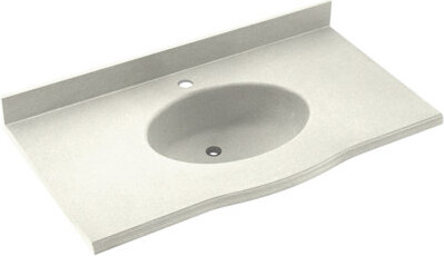 Swan Europa Solid Surface 37" Single Bathroom Vanity Top