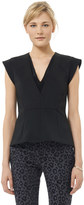 Thumbnail for your product : Rebecca Taylor V-Neck Fit & Flare Top