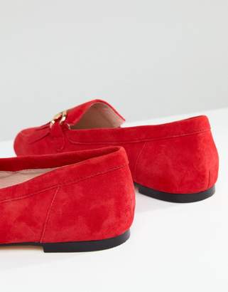 Office Furious Fringed Flat Suede Loafers