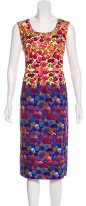 Marc Jacobs Floral Midi Dress