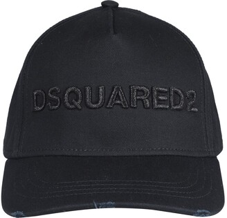 DSQUARED2 Logo Embroidered Baseball Cap - ShopStyle Hats