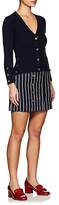Thumbnail for your product : Thom Browne Women's Striped Wool-Cotton Sailor Miniskirt