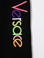 Thumbnail for your product : Versace Children Logo-Embroidered Wide-Leg Sweatpants