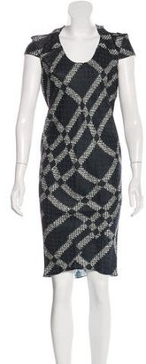 Peter Pilotto Abstract Print Silk Dress w/ Tags