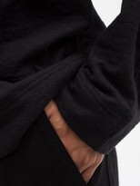 Thumbnail for your product : Raey Funnel-neck Long-sleeved T-shirt - Black