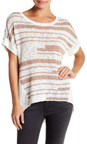 Thumbnail for your product : Michael Stars Hi-Lo Short Sleeve Knit Sweater