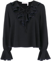 Thumbnail for your product : See by Chloe frill blouse
