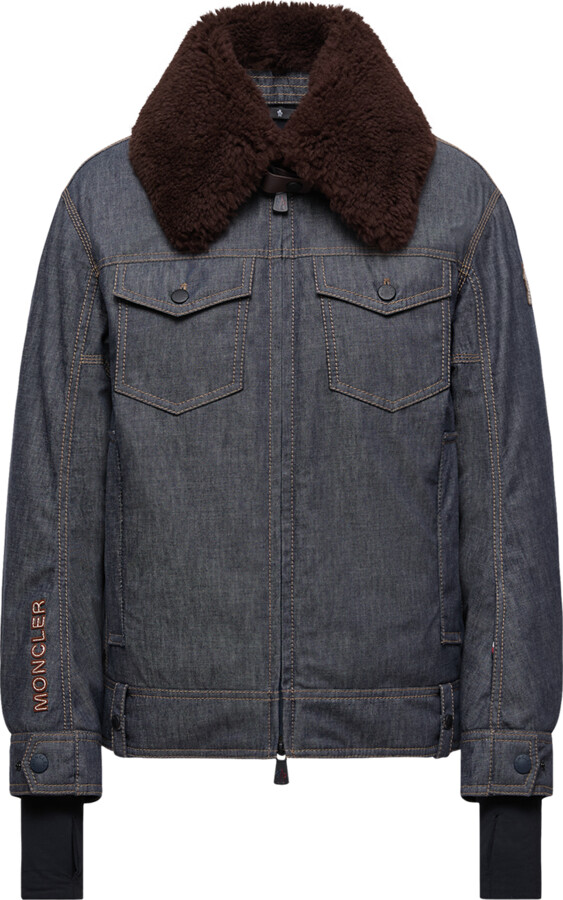 MONCLER GRENOBLE Moncler Yunque Denim Insulated Ski Jacket Women