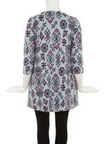 Thumbnail for your product : Evans Grey Soft Touch Mosaic Tunic