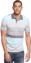 Thumbnail for your product : Alfani Big and Tall Chris Striped Polo
