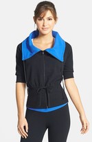 Thumbnail for your product : So Low Solow Funnel Collar Crop Jacket