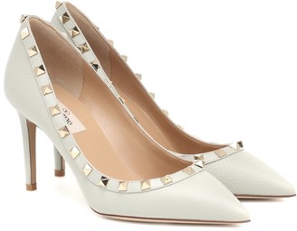 valentino white heels