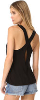 Thumbnail for your product : Enza Costa Twist Back Tank