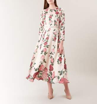 Hobbs Victoria Rose Silk Dress