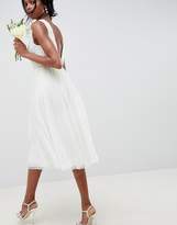 Thumbnail for your product : ASOS Edition EDITION waterfall sequin midi wedding dress