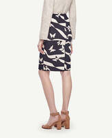 Thumbnail for your product : Ann Taylor Petite Butterfly Jacquard Pencil Skirt