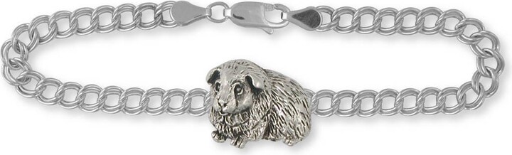 Etsy Guinea Pig Bracelet Jewelry Sterling Silver Handmade Piggie Gp8-B