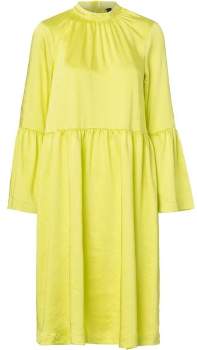 Resume - Neon Yellow Viscose Pil Resume Dress - Neon yellow / XS/34
