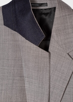 Paul Smith Women's Grey Marl Two-Button Wool Blazer