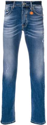 Manuel Ritz faded slim-fit jeans