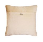 Thumbnail for your product : House of Fraser Nitin Goyal Hand Smocked Swirl Velvet cushion in Ivory 40x40