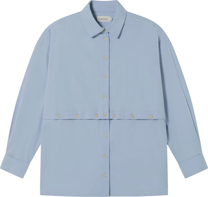Thinking Mu Blue Nataly Blouse
