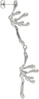 Thumbnail for your product : 1064 STUDIO Silver Shape Of Water 11E Mismatched Earrings