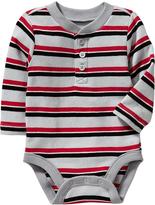 Thumbnail for your product : Old Navy Waffle-Knit Henley Bodysuits for Baby