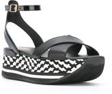 Thumbnail for your product : Hogan checkered sandals