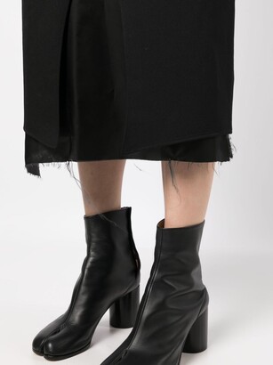 Sulvam High-Waisted Wool Skirt