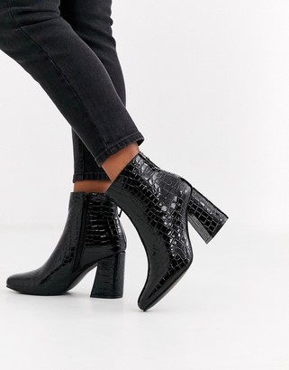 new look womens black boots