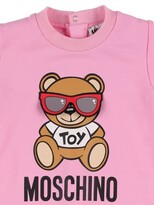 Thumbnail for your product : Moschino Toy logo cotton jersey romper