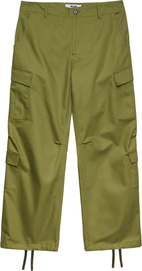 MSGM Drawstring Cargo Trousers